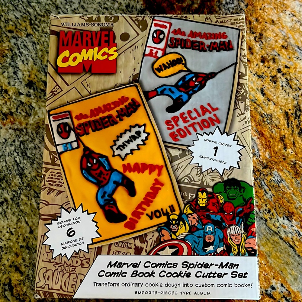 Never used; spider man cutter cutter set